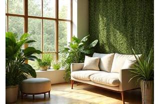 Tranquil Bloom’s relaxation lounge with natural light and botanicals
